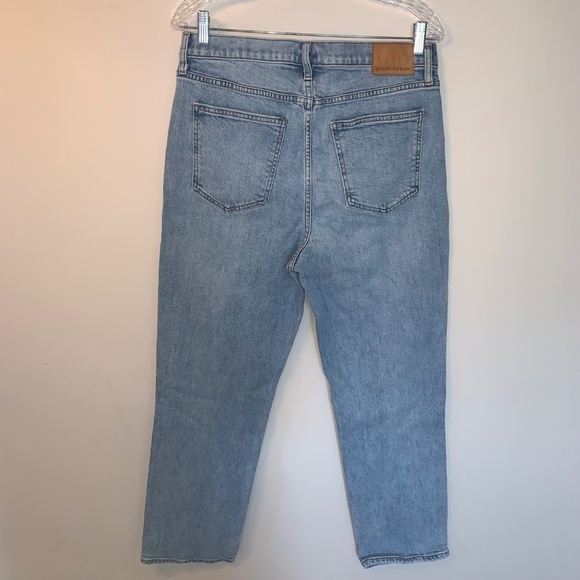 Denim Forum The Arlo Hi-rise Straight Jean 28L Size 32 - Picture 10 of 12